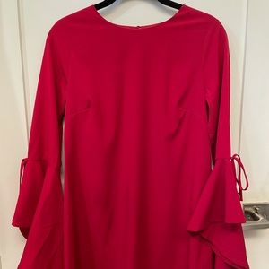 Lulus Red Long Sleeve Dress